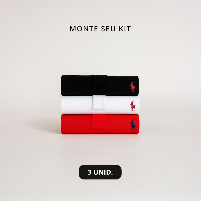 Kit 3 Camisas Polo Ralph Lauren